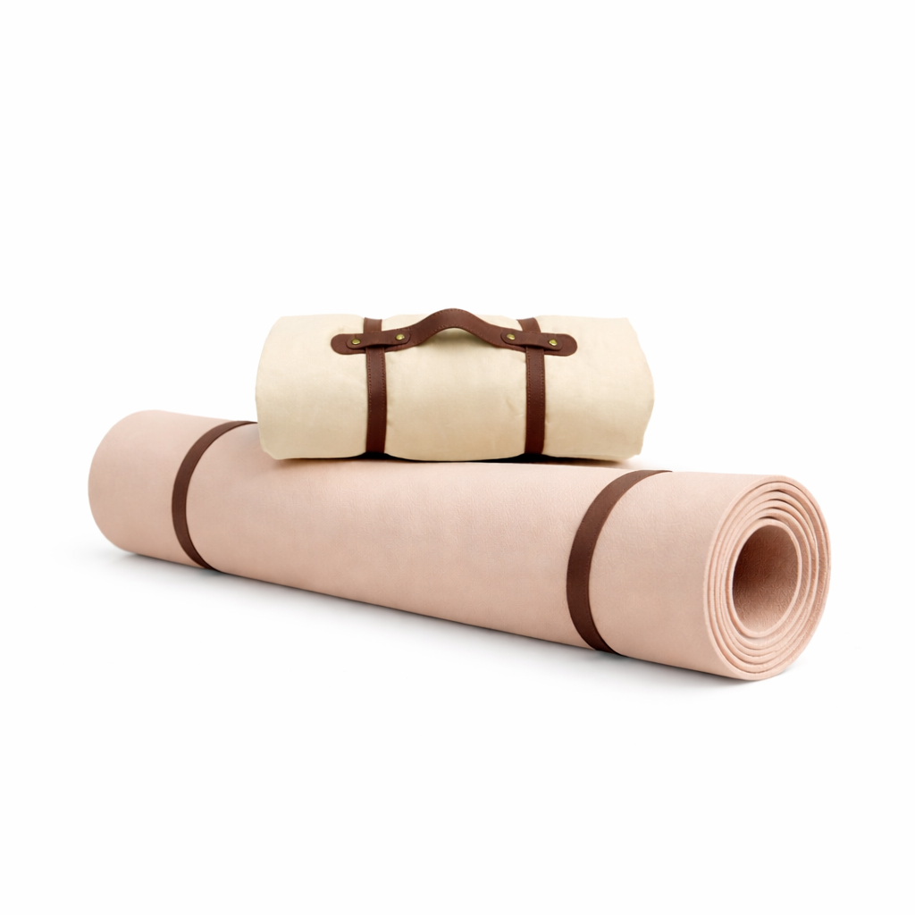 Poise Collection PU Leather Pilates Mat Carrier